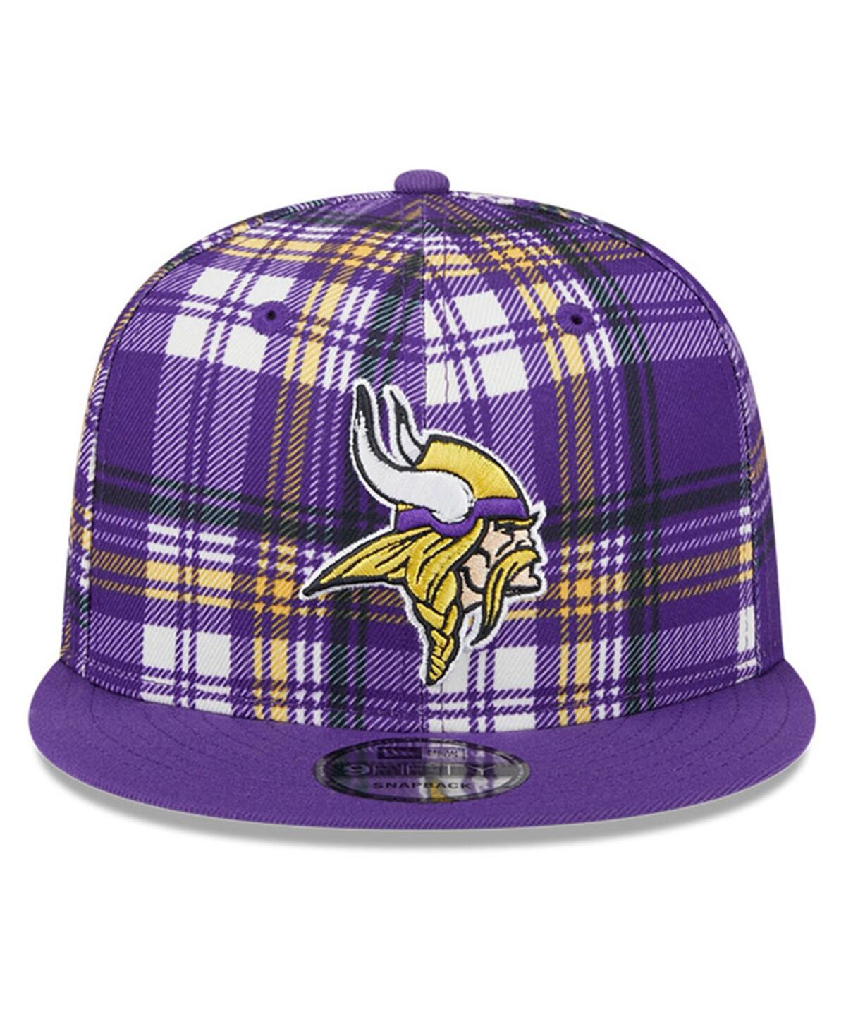 New Era 9FIFTY Snapback Minnesota Vikings, Training Mesh, 100% Poliestere, Nero, Taglia Unica Regolabile