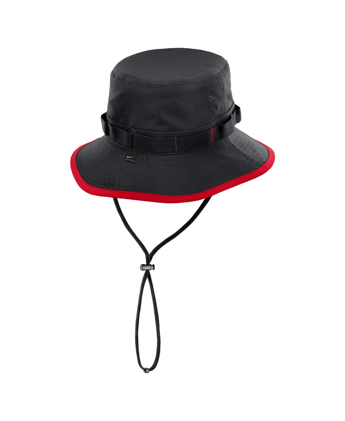 Nike Men's Black Georgia Bulldogs 2024/25 On-field Apex Performance Boonie Bucket Hat In Black