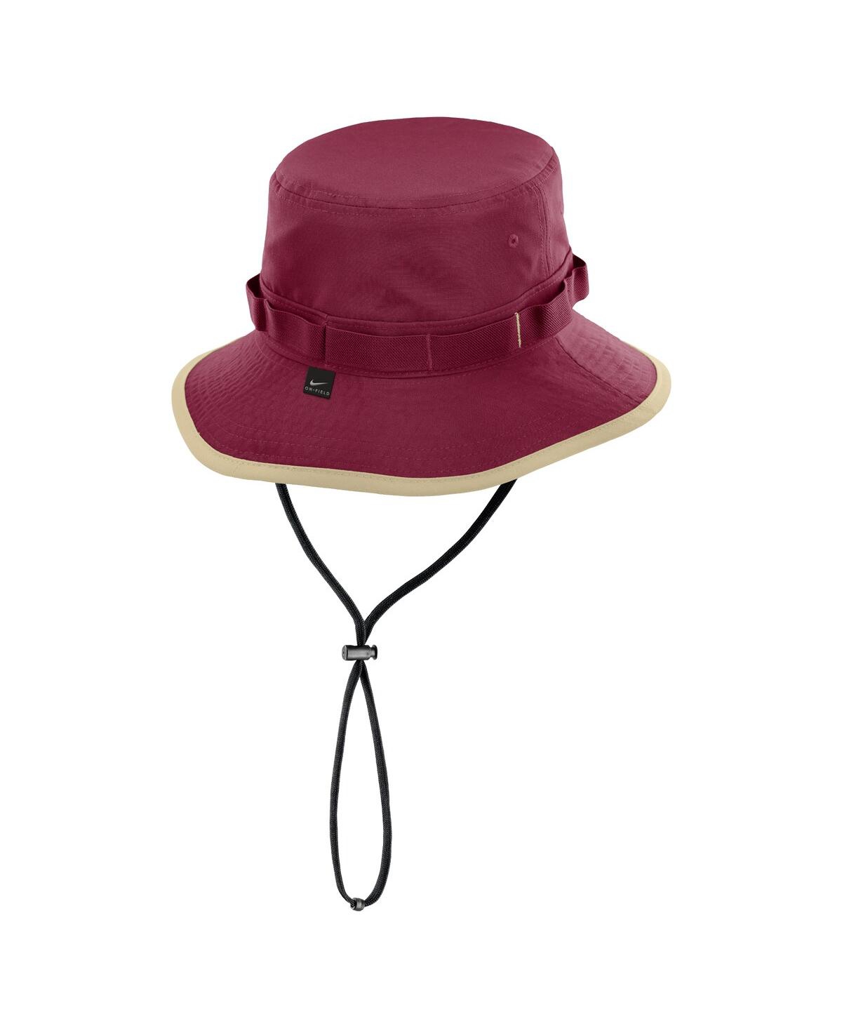 Nike Men's Garnet Florida State Seminoles 2024/25 On-field Apex Performance Boonie Bucket Hat In Garnet