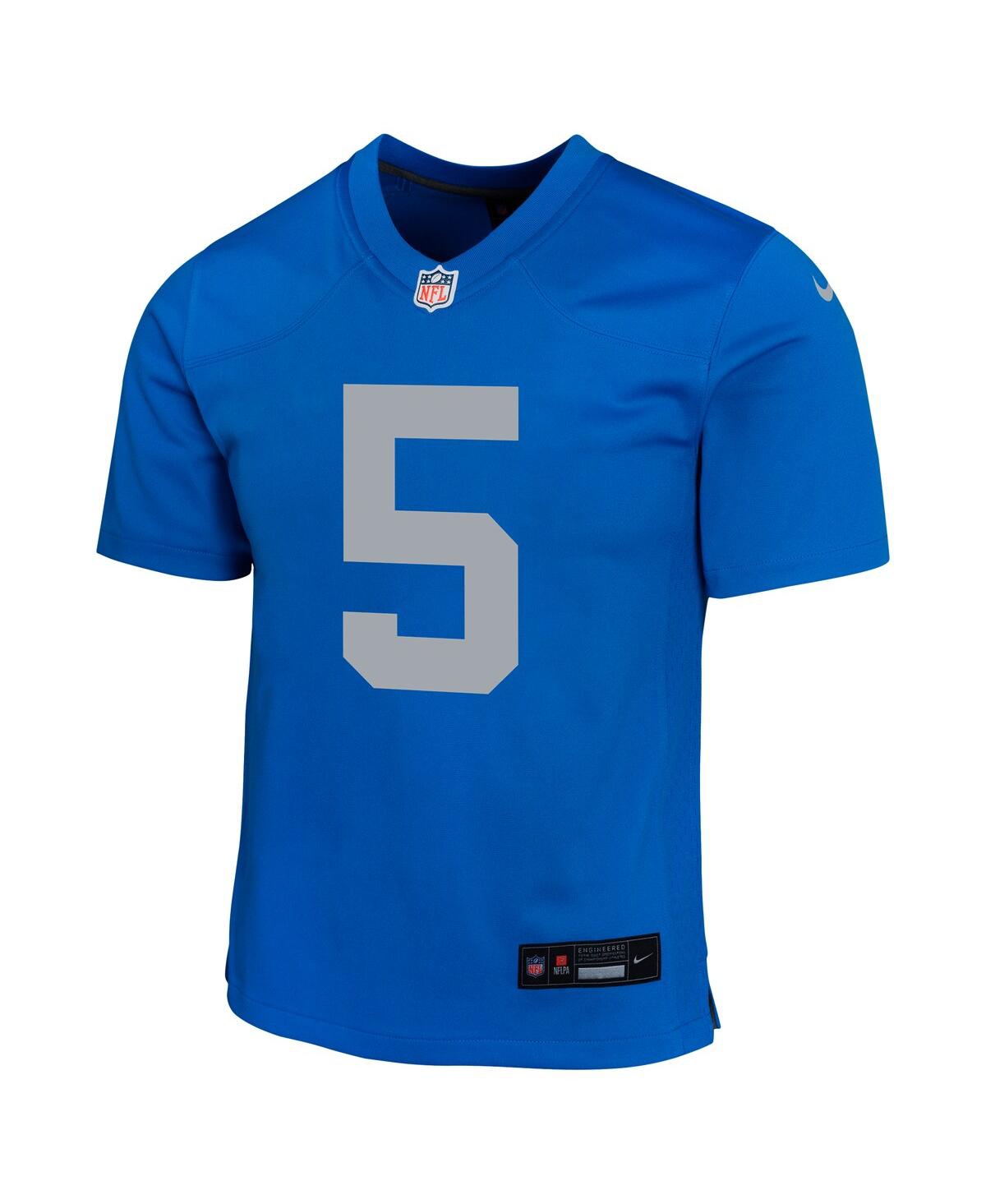Nike Big Boys and Girls David MontgomeryDetroit Lions Alternate Player Game Jersey - Blue