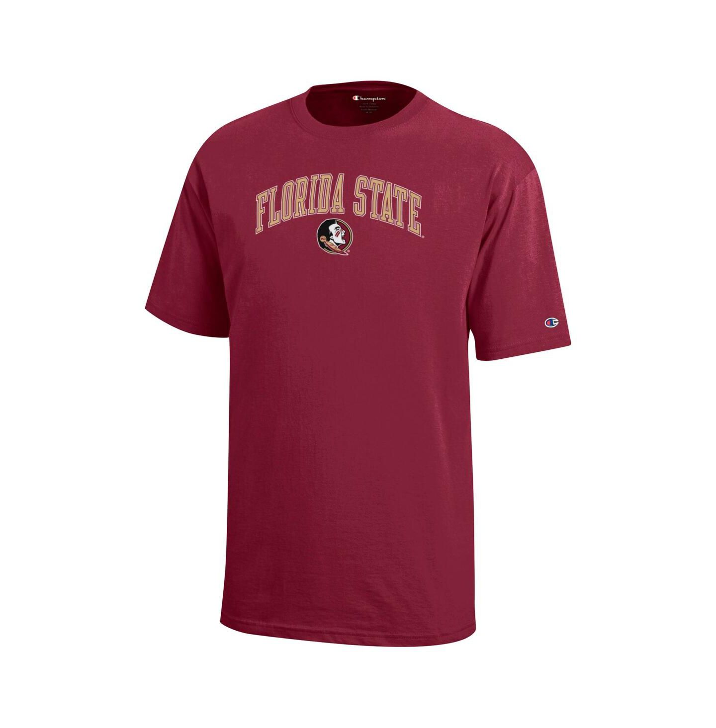Детская футболка Champion Garnet Florida State Seminoles Arch Over Logo — фото 2