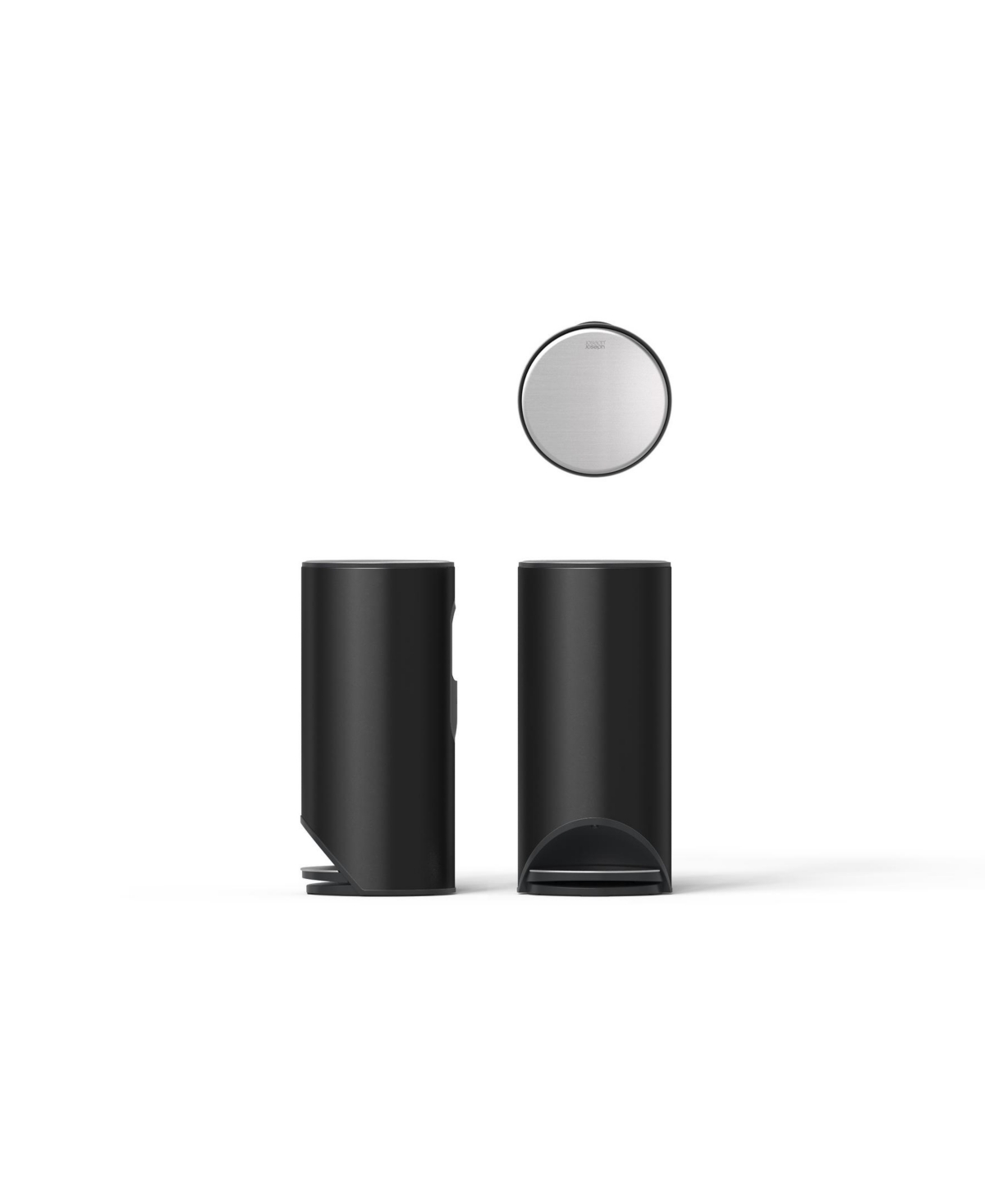 Joseph Joseph Arc 30-litre Slimline Pedal Trash Can In Black