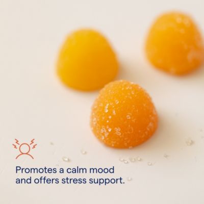 Magnesium 84mg - Chewable Magnesium Supplement for Bone & Heart Health Support - Immune System Support - Aids Relaxation & Healthy Sleep - Peach, 120 Gummies (120 Servings)