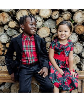 Baby Boys Corduroy Blazer with Elbow Patches