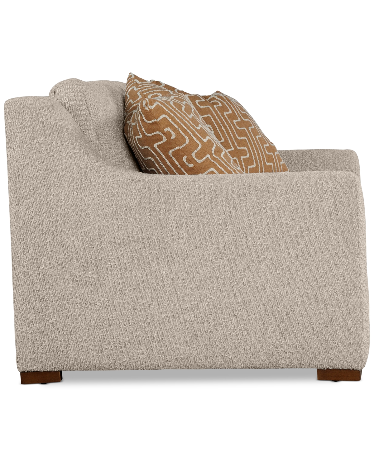 Macy's Morgane Fabric Loveseat, Created For  In Pebble