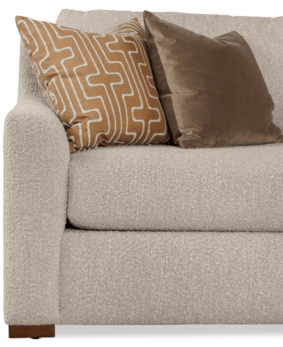 Macy's Morgane Fabric Sofa, Created For  In Pebble