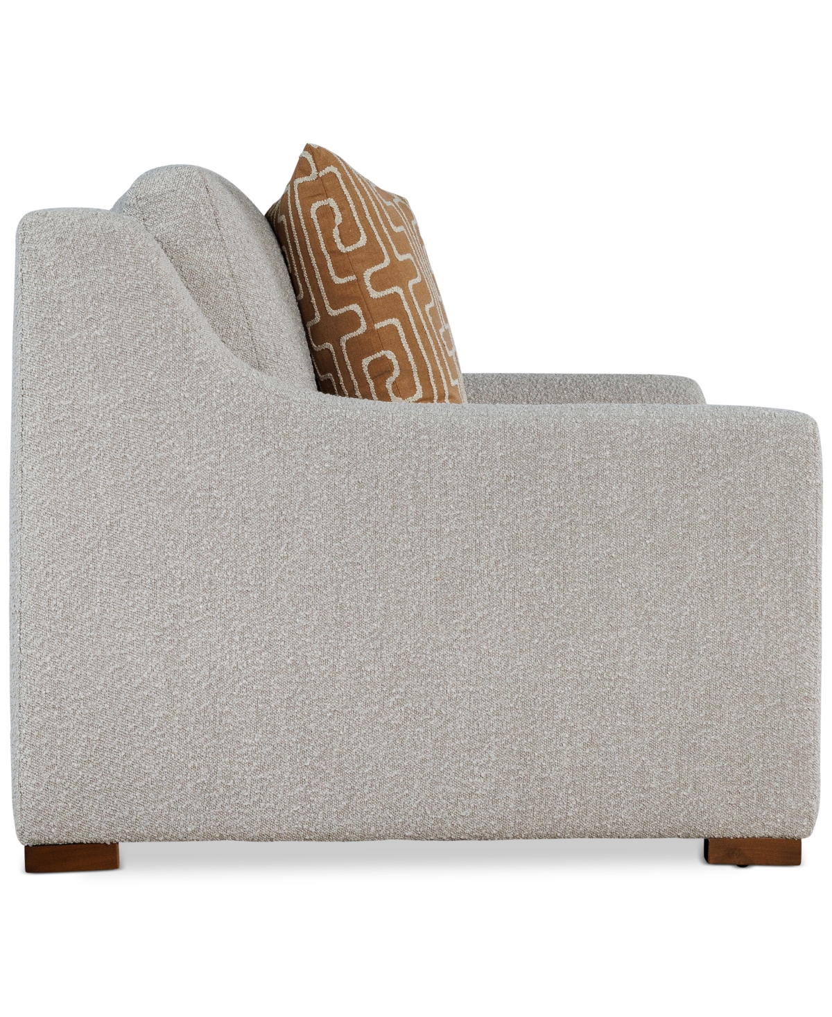 Macy's Morgane Fabric Arm Chair, Created For  In Dove