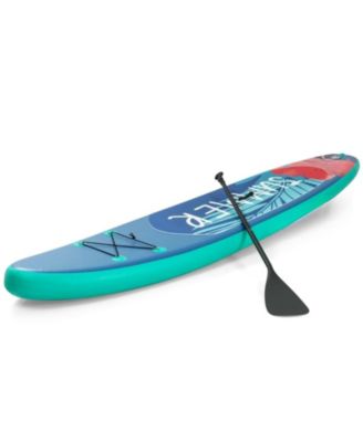 10 Feet Inflatable Stand Up Paddle Board with Backpack Leash Aluminum Paddle-L