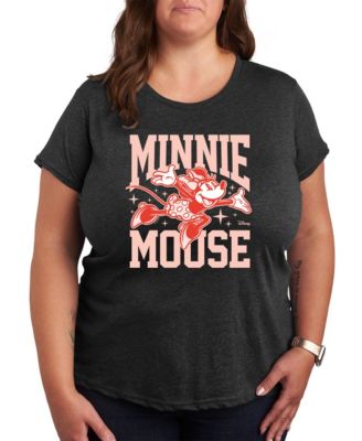  Plus Size Minnie Mouse Graphic T-shirt
