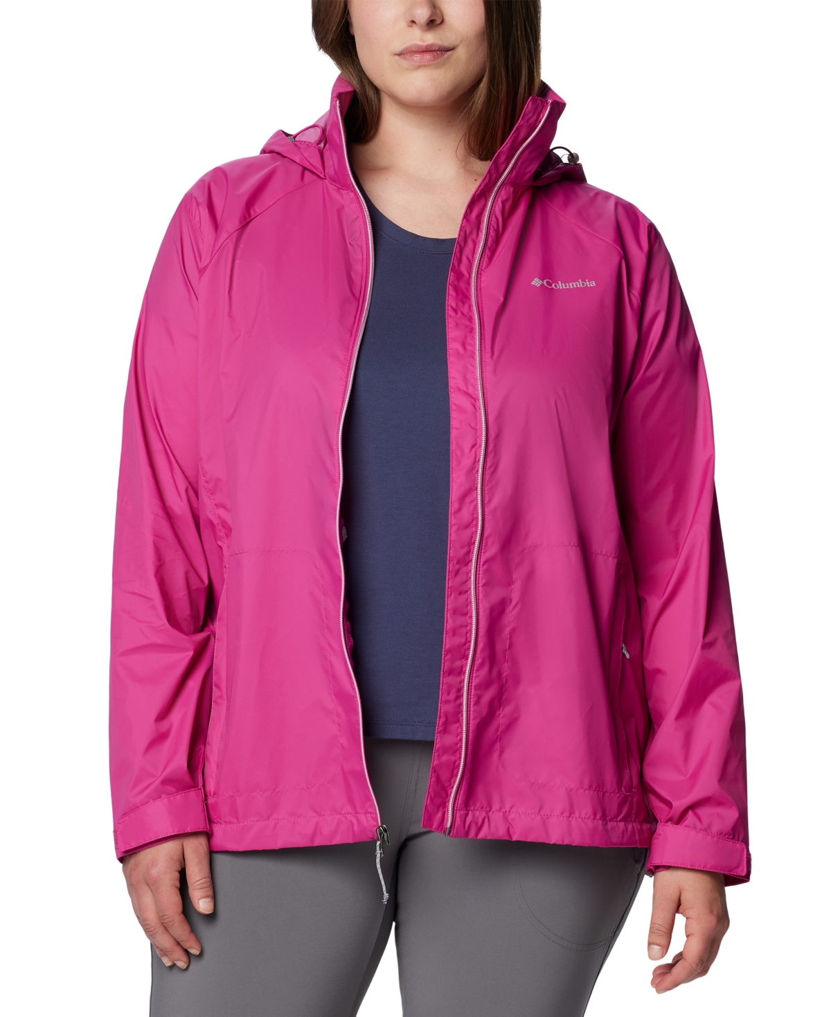 Columbia Plus Size Switchback Iv Jacket In Pink