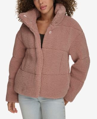 Sherpa Cozy Fleece Teddy Jacket in sale Chanel style