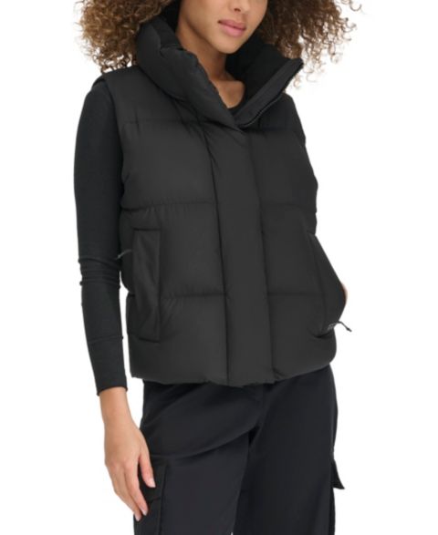 Женские жилеты Levi's Women's Stand Collar Puffer Vest