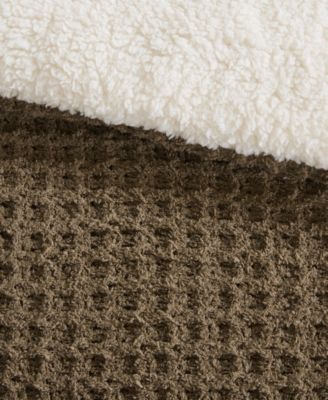 Riordan Waffle Knit Chenille 3-Pc. Comforter Set, King