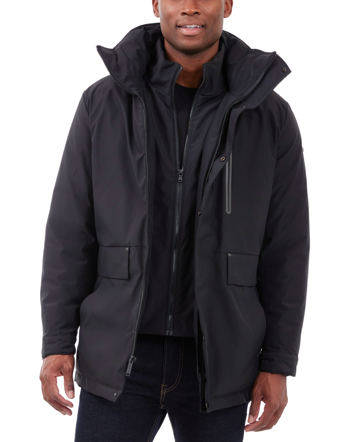 Michael Kors Men's Heavyweight Hooded Park Jacket
