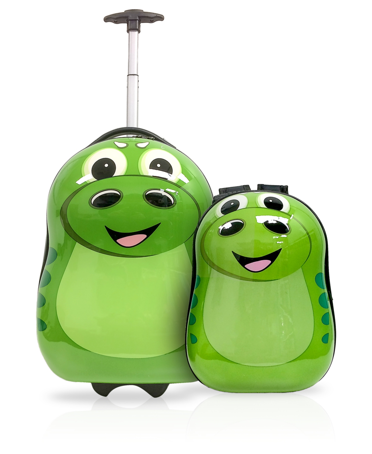 Tucci 2 Pc Kids Luggage Suitcase Set - Dinosourous