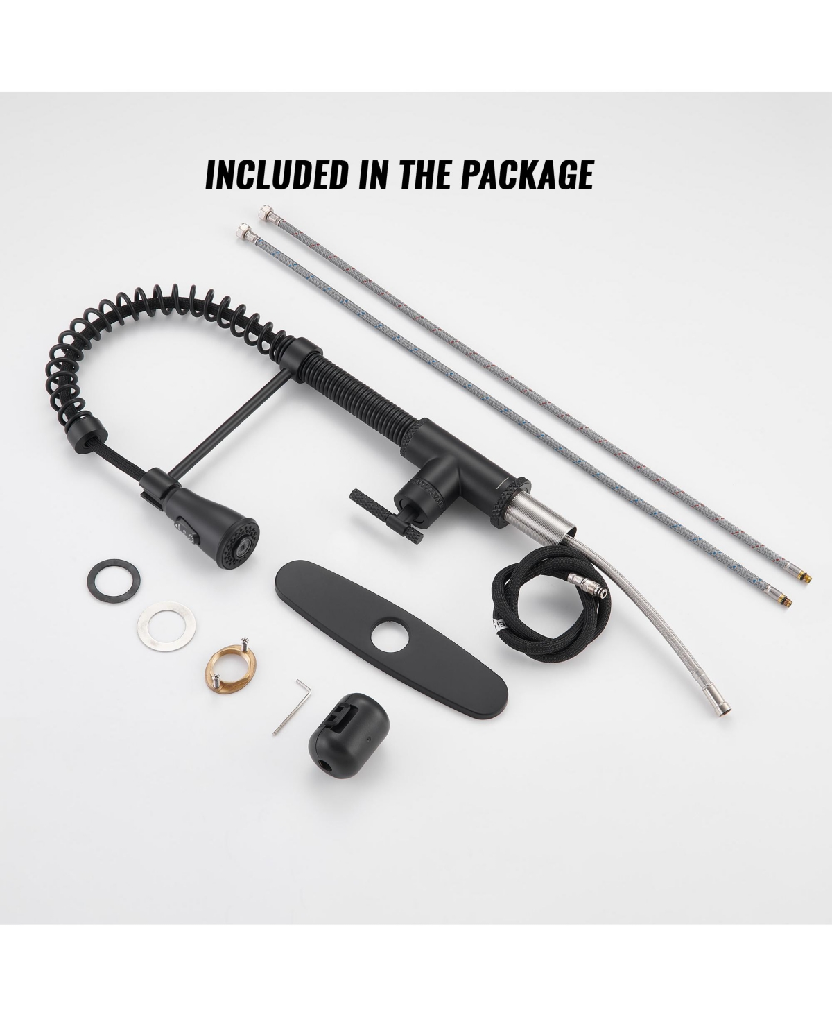 Casainc 1.8 Gpm Britt Commercial Style Pull Down Single Handle Kitchen Faucet