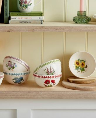 Botanic Garden Meadow Assorted Stackable Bowls, Set of 6