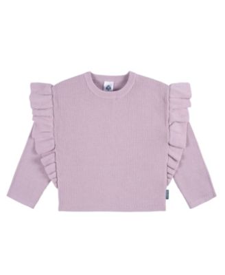 Toddler Girls Ruffled Sweater and Pant Knit Set