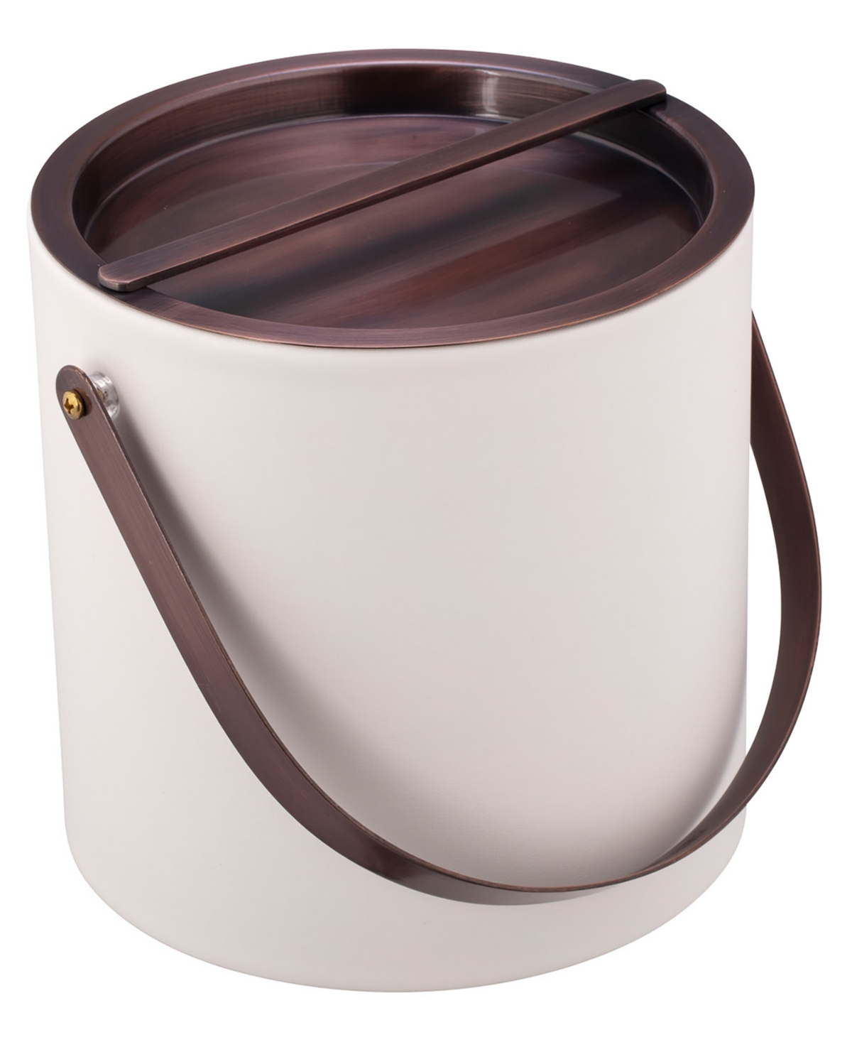 Kraftware Barcelona Ice Bucket, 3 Quart In White