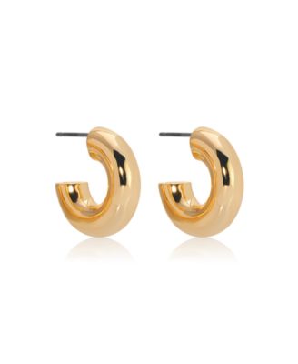 Mini Thick Classic Hoop Earrings