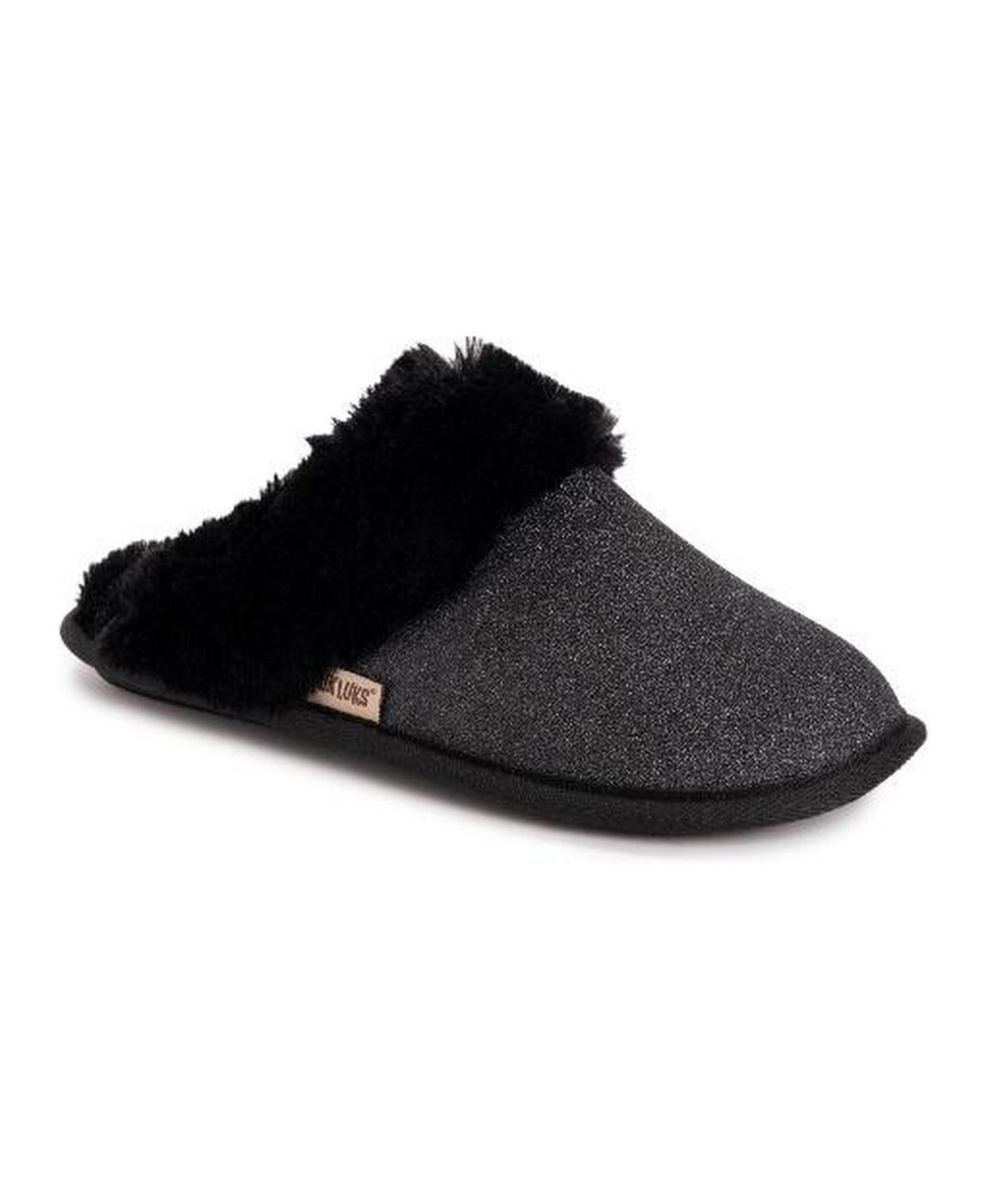 Женские тапочки MUK LUKS Angled Sparkle Scuff Slipper, цвет: Разноцветный — фото 1