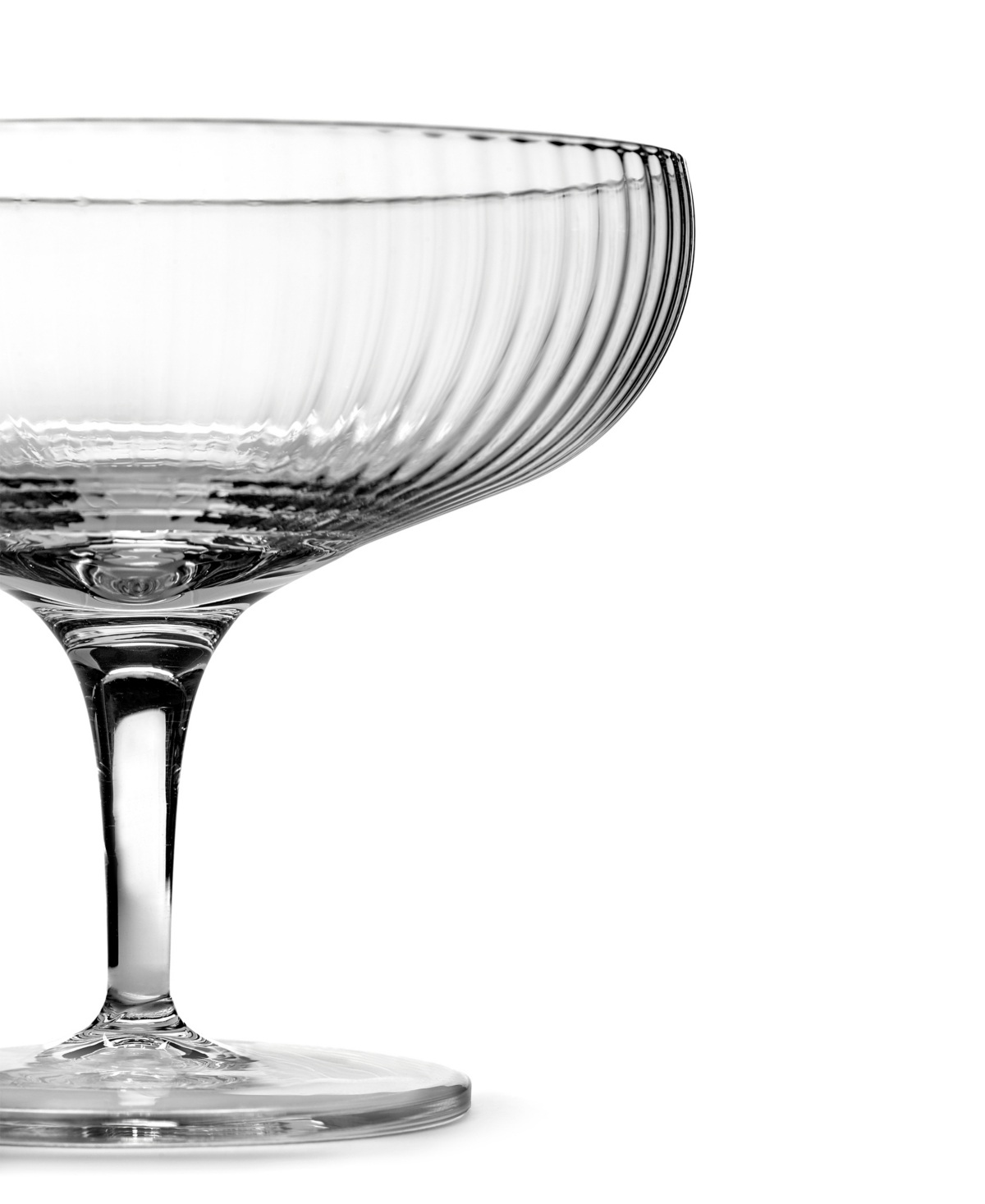 Serax Inki Champagne Coupes, Set Of 2 In Transparent