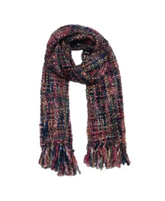 Artisan Woven Stella 100% Recycled Acrylic Multi Colored Winter Scarf