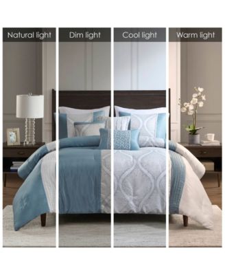 Lori Jacquard 6-Pc. Comforter Set, King/California King