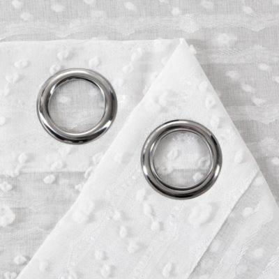 Cassandra 3D Clipped Light Filtering Window Panel Set, 76" W x 84" L