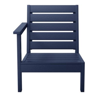 Outdoor Patio HDPE Left Arm Facing Deep Seating Corner Chair