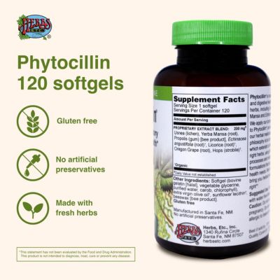 Phytocillin: 120-Count Bottle of Softgels