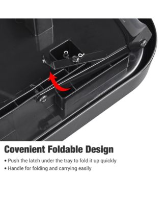 Salon Folding Rolling Tray Station Service Trolley Storage Cart For Barber Shop