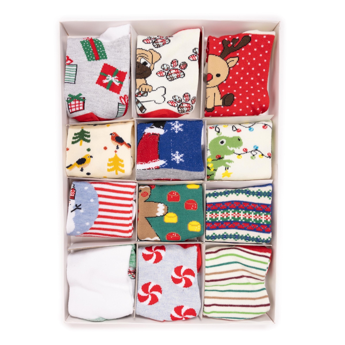 Muk Luks Kids 12 Days of Christmas Socks