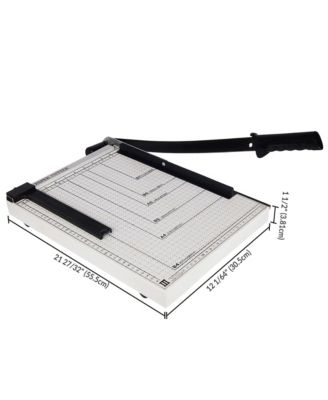 15" Cut Length B4 Paper Cutter Guillotine 12 Sheet Cutting Machine Photo Trimmer