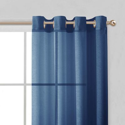 Melrose Semi Sheer Window Panel Set, 110" W x 84" L