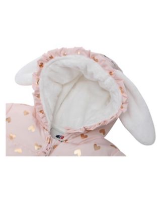 Baby Girls Soft Fleece Lined Puffer Jacket Winter Coat