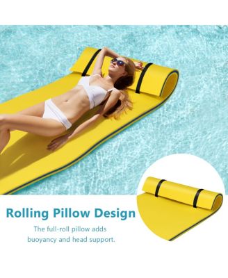 3-Layer Relaxing Tear-proof Water Mat-Yellow