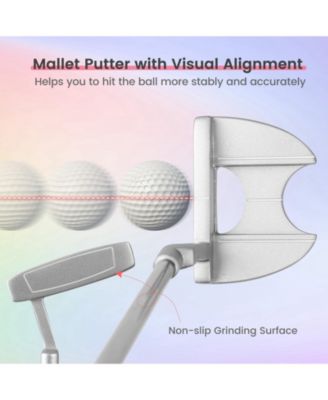 Women's 9 Pieces Complete Golf Club Set-Pink