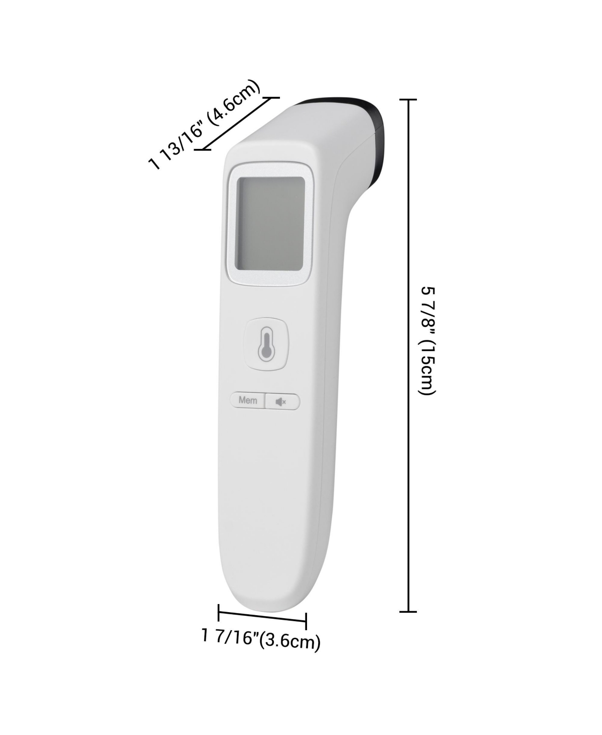 Yescom No Contact Digital Infrared Thermometer Measuring Body Memory Function 4 Pack