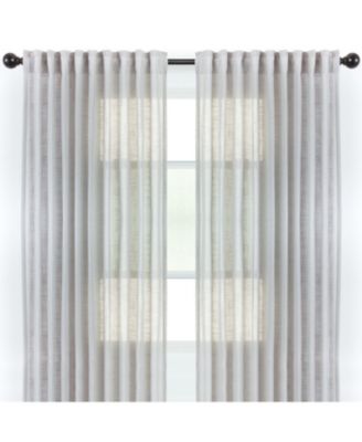 Premium 2-Panel Soft Textured Semi Sheer Curtains
