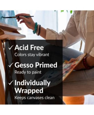 20 Pk Canvas Boards 8x10