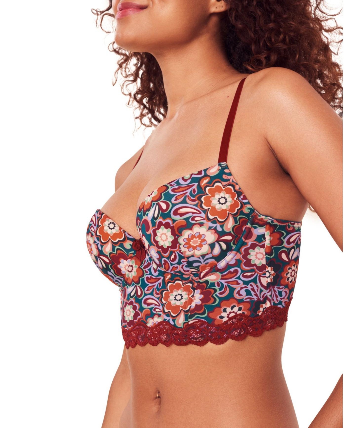 Adore Me Women's Meissa Push Up Balconette Bra