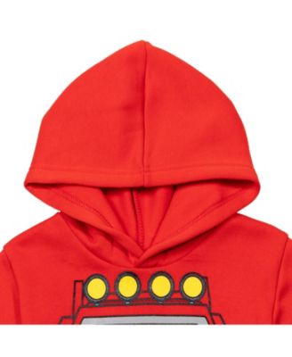 Toddler Boys Zeg Stripes Pickle Fleece Pullover Hoodie and Jogger Pants Outfit Set to