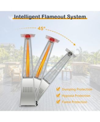 42000 BTU Pyramid Patio Heater with Wheels