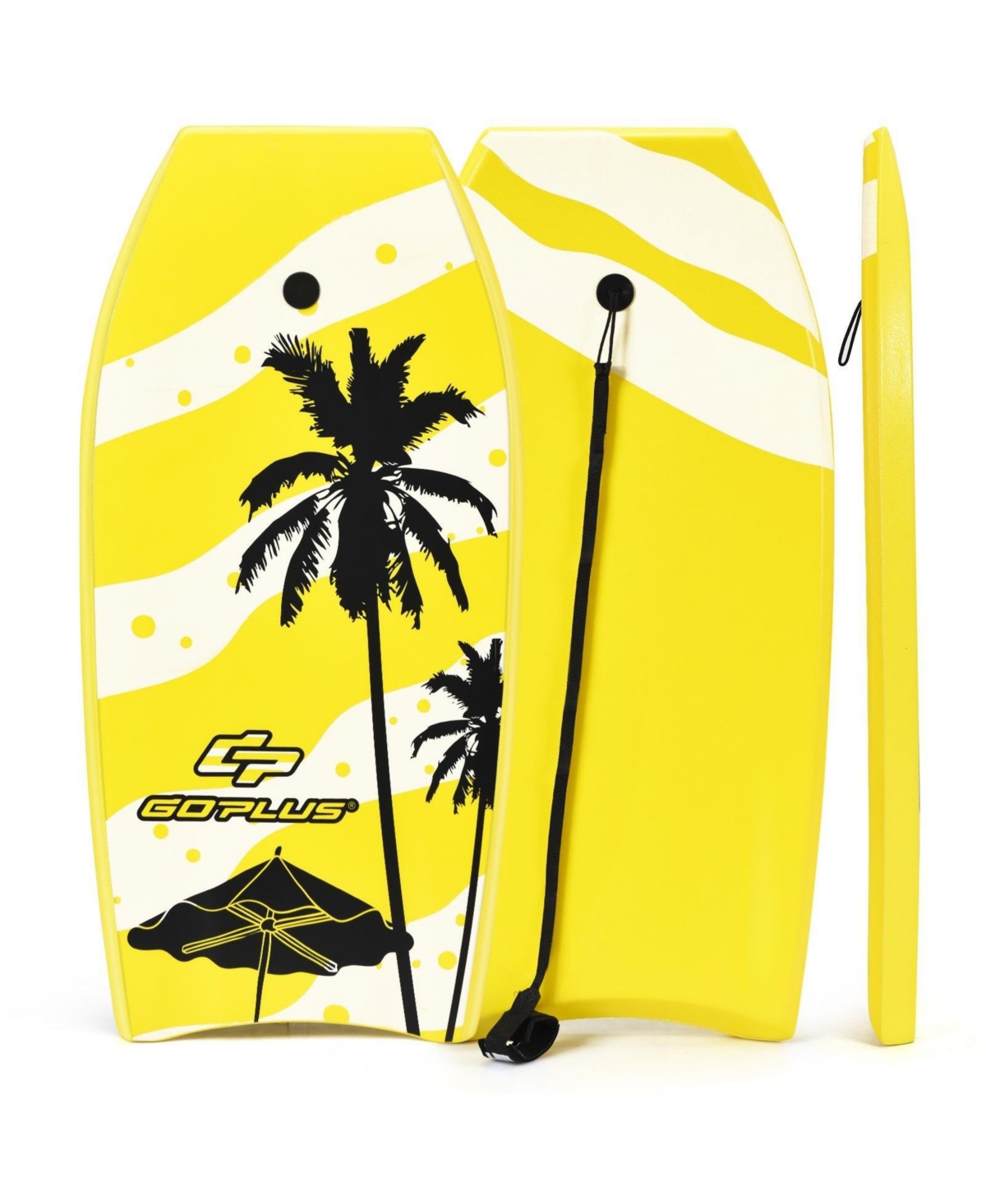 Lightweight Super Surfing Bodyboard with Eps Core Boarding-s - Yellow