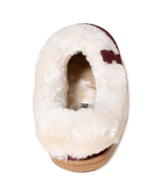 Women's Camp Collar Scuff Slippers