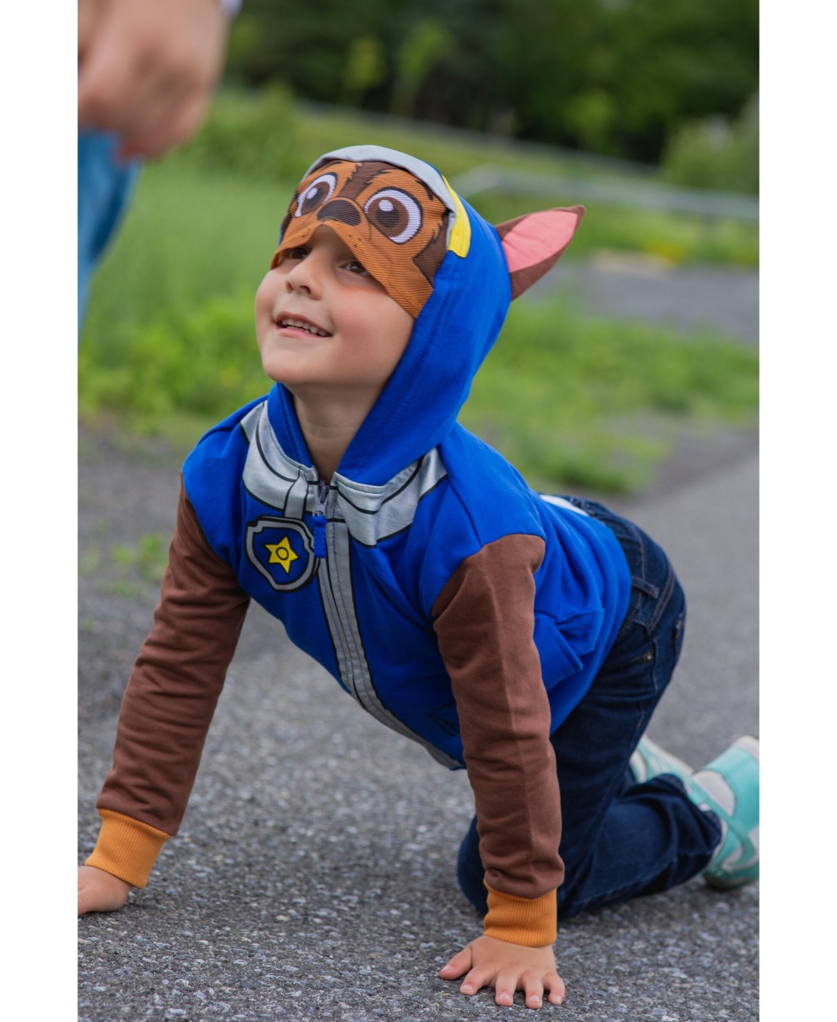 Paw Patrol Toddler Boys RubbleSkye Fleece Zip Up Pullover Hoodie to - Chase