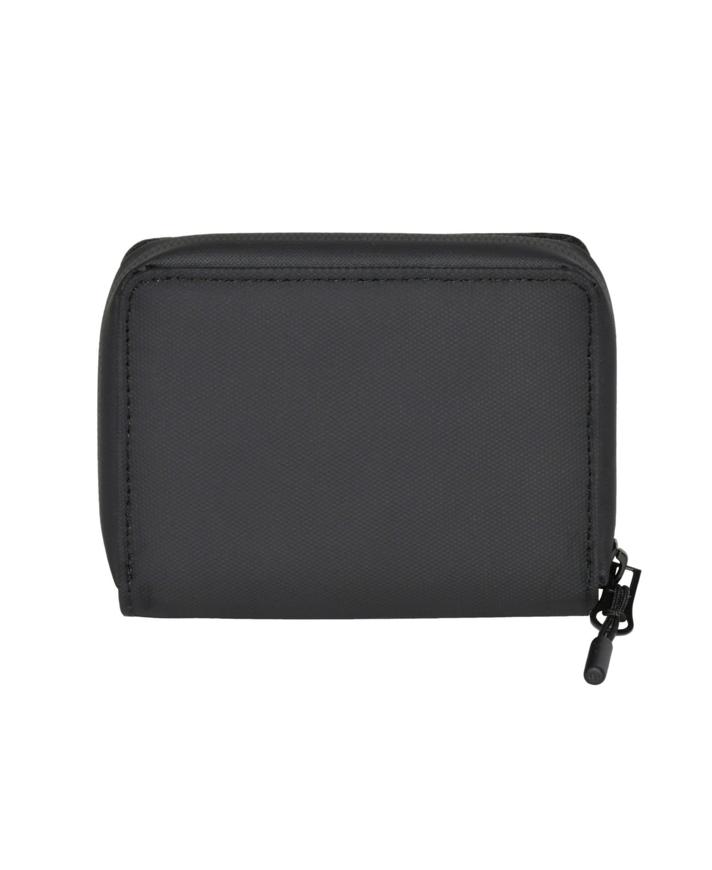 Мужской кошелёк Roots Compact Zip Around Snap Wallet, цвет: Чёрный комбинированный — фото 2
