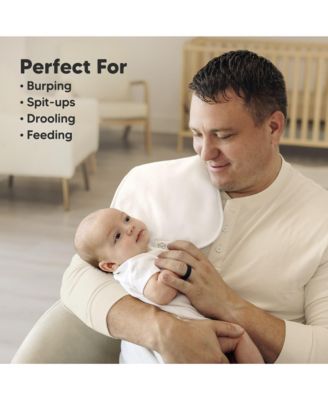 5pk Quin Baby Burp Cloths for Boys, Girls, Large Absorbent Cotton Burping Cloths for Babies, Newborns