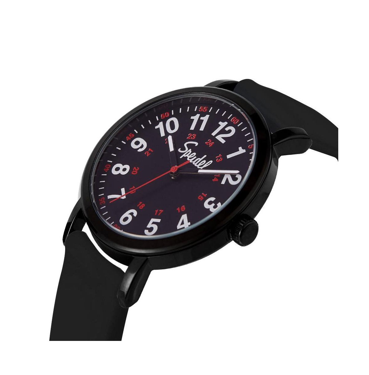 Black Dial Original Scrub Watch in Teal - Black with Green Strap